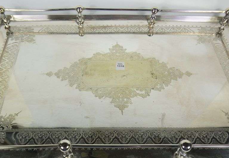 LARGE EDWARDIAN SERVICE TRAY