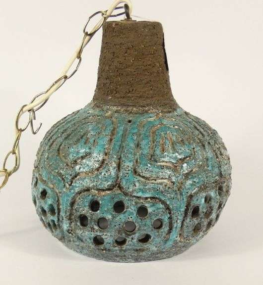 MCM POTTERY PENDANT LIGHT