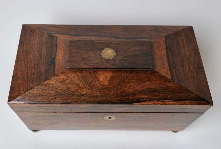 REGENCY TEA CADDY