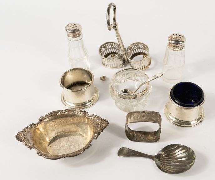 STERLING SILVER CONDIMENTS