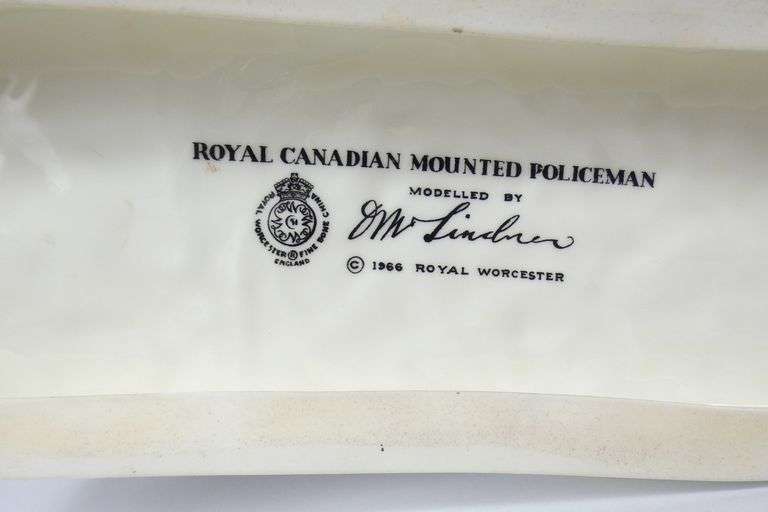 ROYAL WORCESTER RCMP FIGURINE