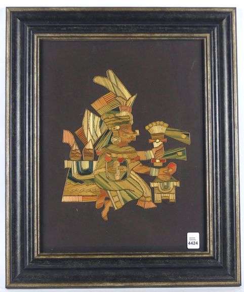MEXICAN POPOTILLO STRAW ART