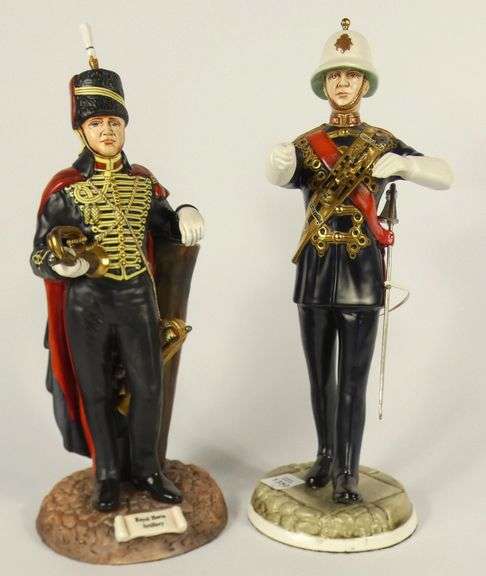 2 LIMITED EDITION MILITARY FIGURINES