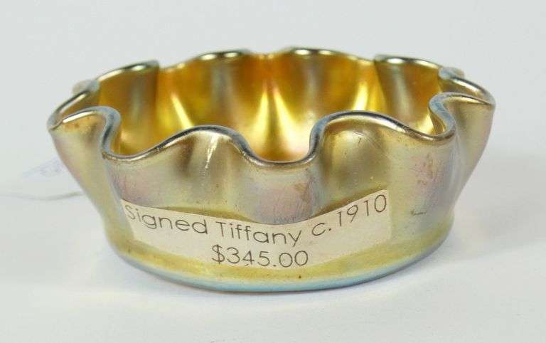 TIFFANY GLASS DISH
