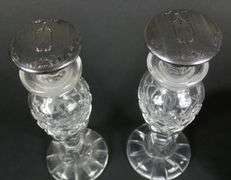 PAIR SCENT BOTTLES, JEWEL BOX