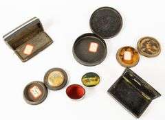 SIX ANTIQUE SNUFF BOXES