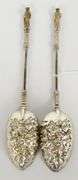 PAIR ANTIQUE SILVER SPOONS