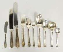 EXTENSIVE STERLING FLATWARE SERVICE
