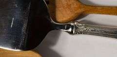 WALLACE "ROSE POINT" STERLING HANDLED SERVERS