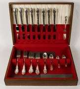 ROGERS "BRETON ROSE" STERLING FLATWARE