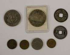 14 CANADIAN SILVER QUARTERS, ETC.