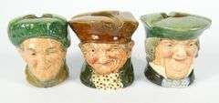 SET 6 DOULTON ASHPOTS