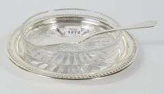 SILVER BUTTER DISH
