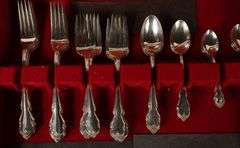 ROGERS "BRETON ROSE" STERLING FLATWARE