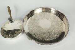 6 SILVERPLATED SERVERS