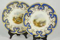 ANTIQUE 17-PIECE DESSERT SERVICE