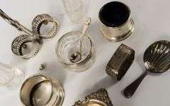 STERLING SILVER CONDIMENTS