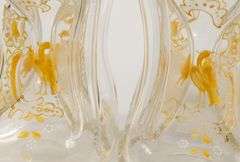 PAIR OF VICTORIAN GLASS DECANTERS