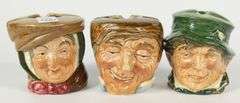 SET 6 DOULTON ASHPOTS