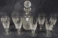 WATERFORD "COLLEEN" DECANTER AND CHAMPAGNE FLUTES