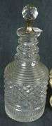 TWO ANTIQUE CRYSTAL DECANTERS