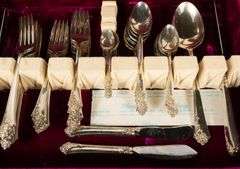 HEIRLOOM "DAMASK ROSE" STERLING FLATWARE