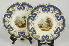 ANTIQUE 17-PIECE DESSERT SERVICE