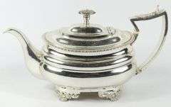 GEORGIAN SILVER TEAPOT