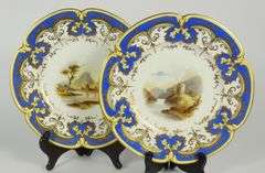 ANTIQUE 17-PIECE DESSERT SERVICE