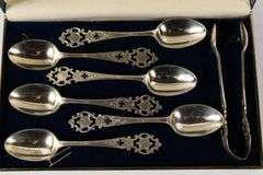 STERLING COFFEE SPOON SET