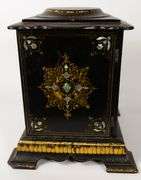 VICTORIAN PAPIER MACHE SEWING BOX