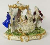 DRESDEN PORCELAIN FIGURE GROUP
