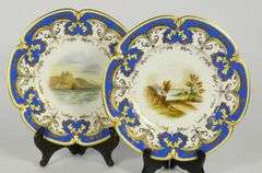 ANTIQUE 17-PIECE DESSERT SERVICE