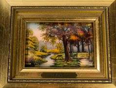 SET OF FOUR ENAMEL "FOUR SEASONS" LIMITED EDITION PRINTS