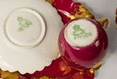 AYNSLEY "8723" BONE CHINA TRIOS