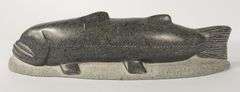 INUIT SOAPSTONE "WHALE" CARVING