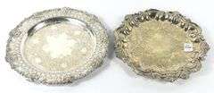 TWO SERVING TRAYS