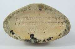 EARLY DOULTON WHISKEY FLASK