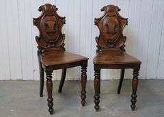 VICTORIAN HALL CHAIRS