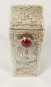 SILVER LIPSTICK CASE