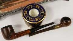 STANDISH, INKWELLS & PIPES