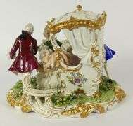 DRESDEN PORCELAIN FIGURE GROUP