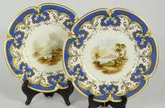 ANTIQUE 17-PIECE DESSERT SERVICE