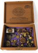 MILITARY BADGES, BUTTONS & LIGHTER