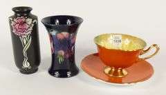 3 PIECES SHELLEY & MOORCROFT