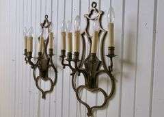 BRONZE WALL SCONCES