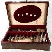 WALLACE "ROSE POINT" STERLING SILVER FLATWARE