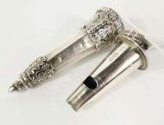 ANTIQUE STERLING SILVER WHISTLE