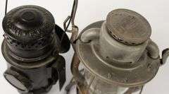 TWO RAILWAY LANTERNS
