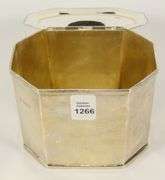 ENGLISH STERLING TEA CADDY